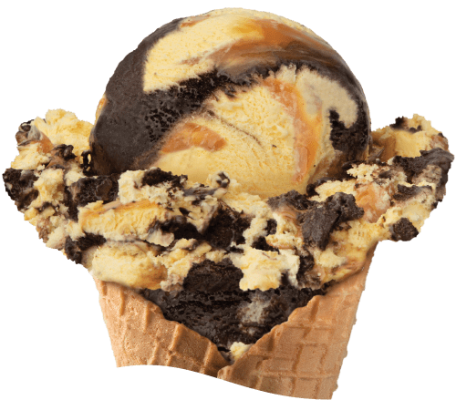 Midnight Caramel River Ice Cream