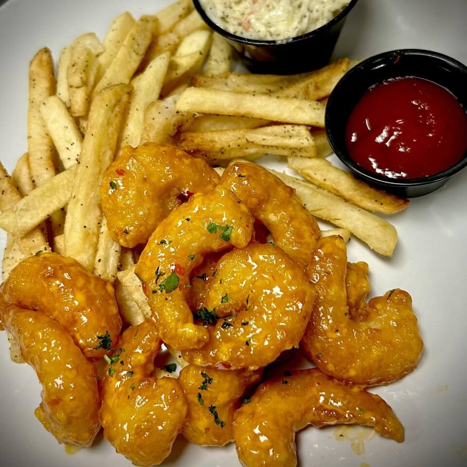 Shrimp and fries