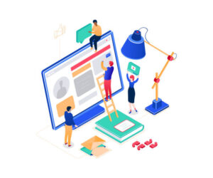 people on social media creating content