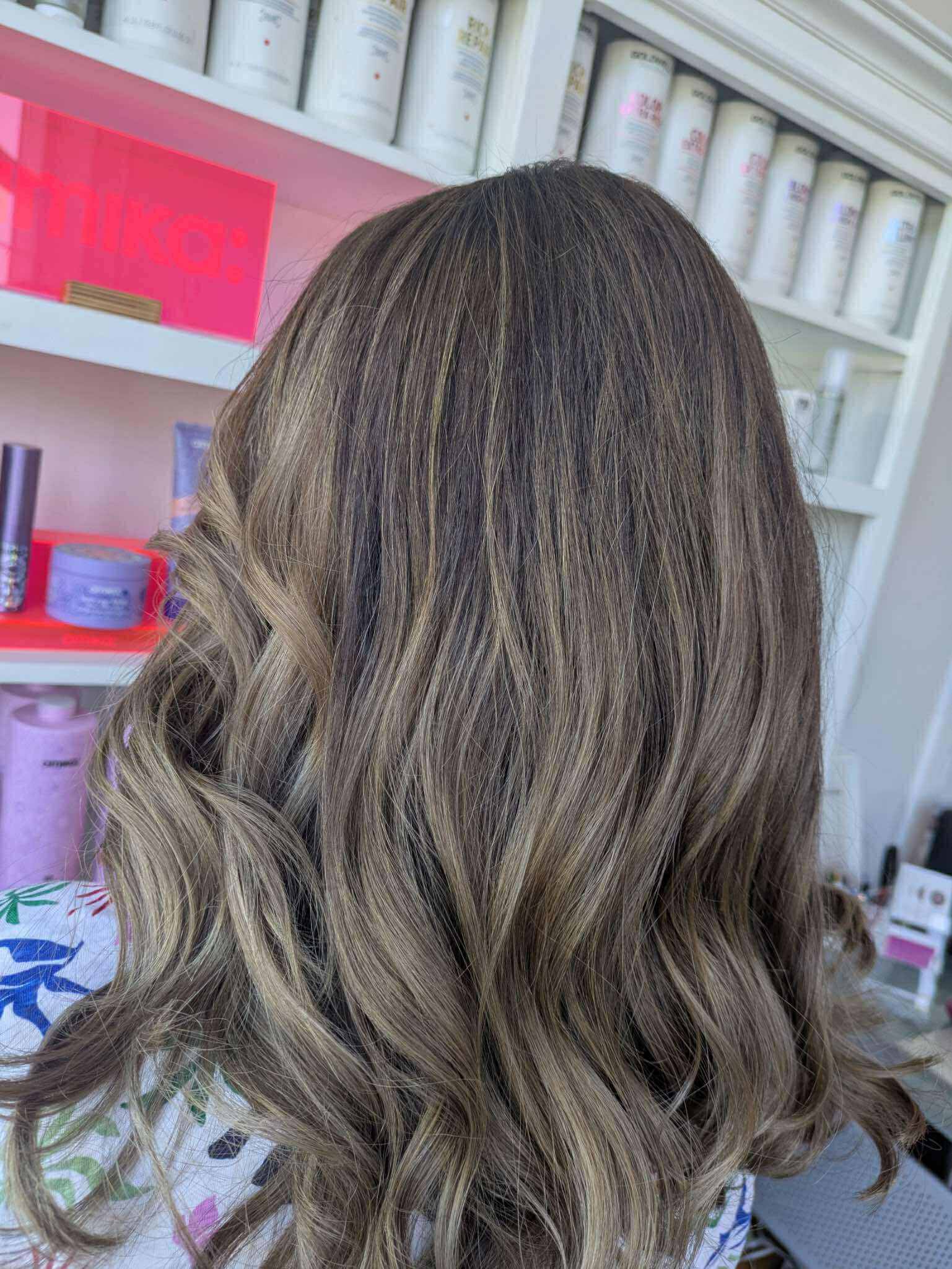 Hair after, wavy and exceptional