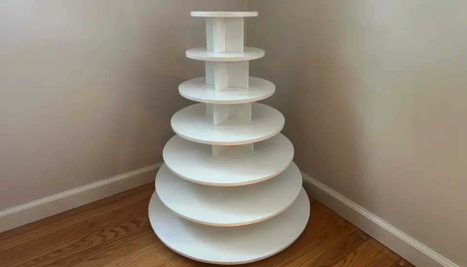 A cupcake tower