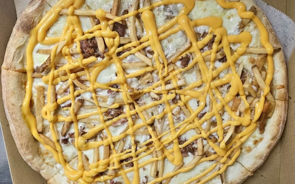 Bacon Cheese Fries Pizza