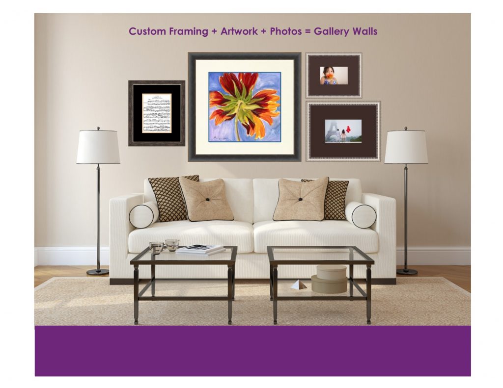 Gallery wall example