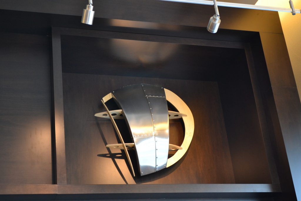 a piece of artwork on the wall of a marriott hotel