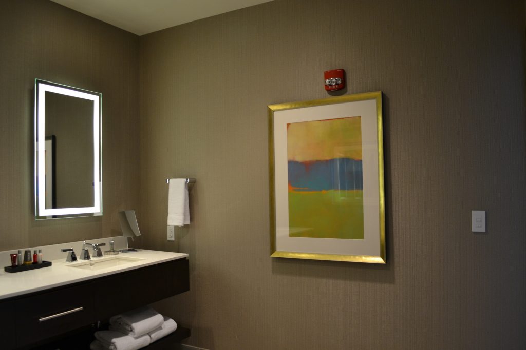 artwork in a golden frame