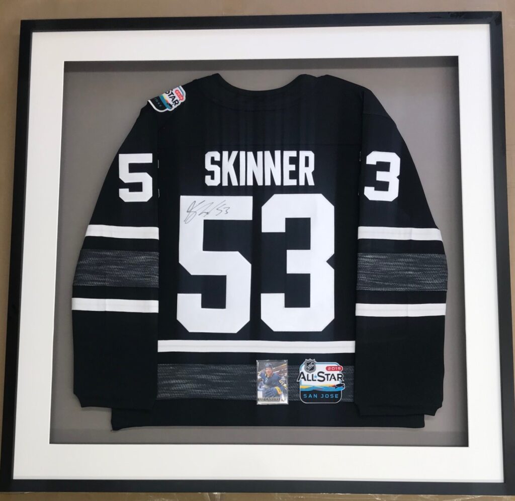 Framed Skinner Hockey Jersey