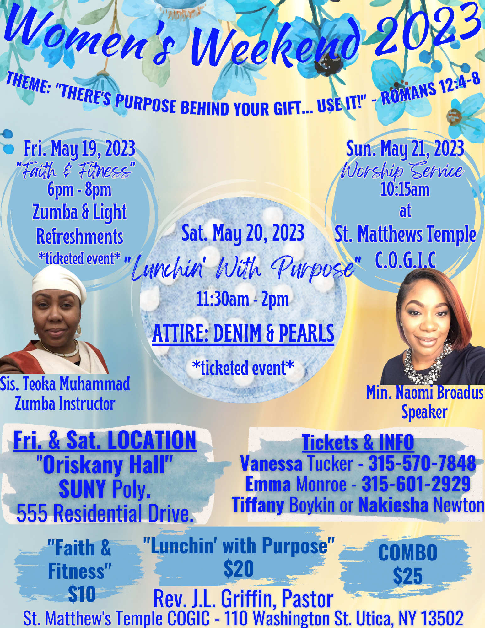 Women's Weekend 2023 Flyer